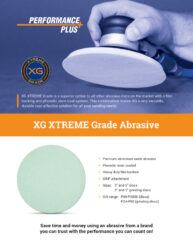 XG Performance Grade Abrasives XG Performance Grade Abrasives